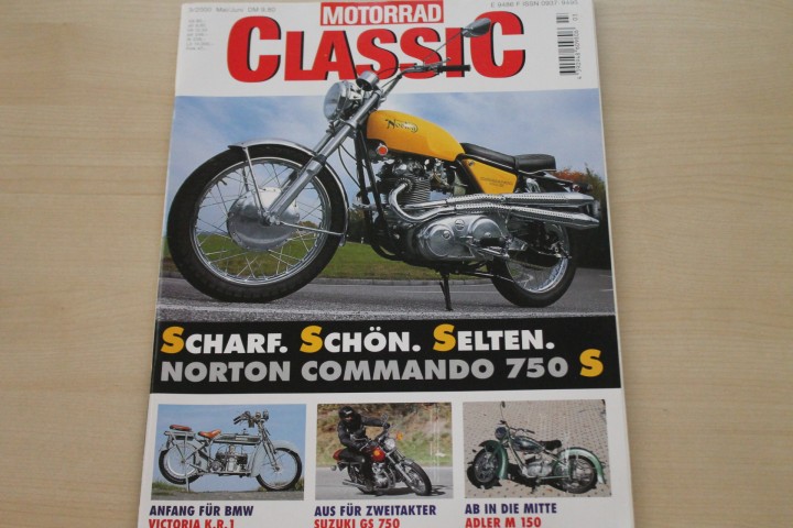Deckblatt Motorrad Classic (03/2000)